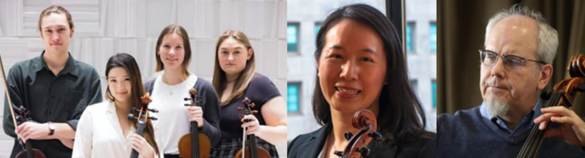 Quartetfest 2026 Concert 4 of 6 - Penderecki String Quartet,Keynote String Quartet, with Sharon Wei & Thomas Wiebe