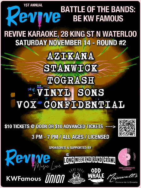Revive Karaoke's Battle of the Bands: Be KW Famous - Round #2