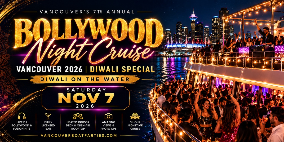 Bollywood Night Cruise Vancouver 2026 | Diwali Special